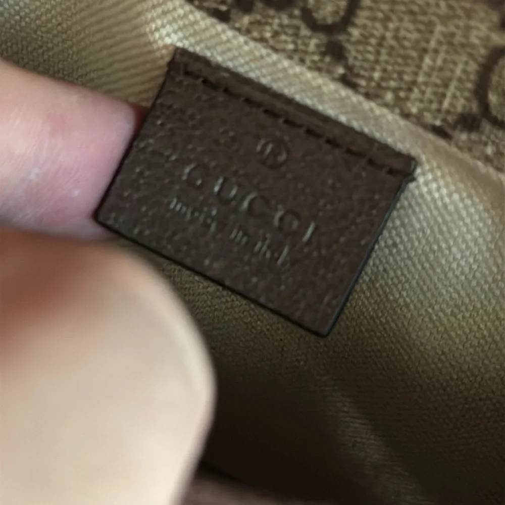 Gucci signature gg web Monogram Belt Bag